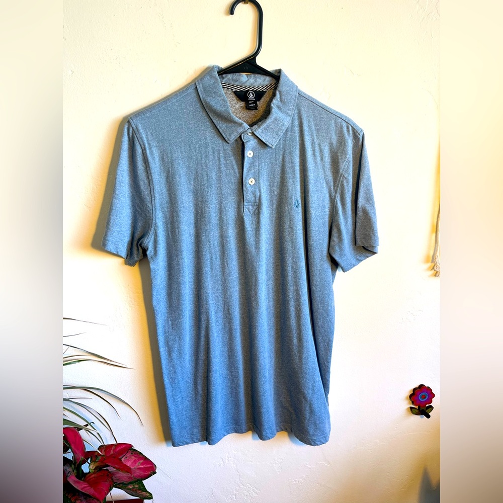 Men’s Light Blue Volcom Polo